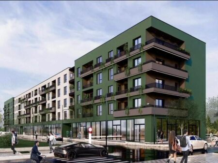 Shitet apartament 1+1+Parkim  tek rrethrrotullimi i bathores green residence