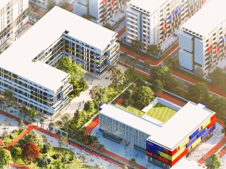 🗝️Vendesi 2+1 con vista sul parco nel Complesso Univers City✨