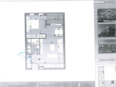 Apartment 1+1 for sale Nene Tereza boulevard