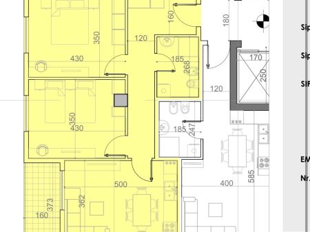 Shitet apartament 2+1 Belfior 1 Paskuqan