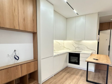 SHITET APARTAMENT 1+1 ME VERANDE NE REZIDENCEN AURA-LAPRAKE!