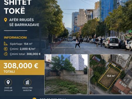 TERRENO IN VENDITA, 154 m², 308.000 € in Via Barrikadave