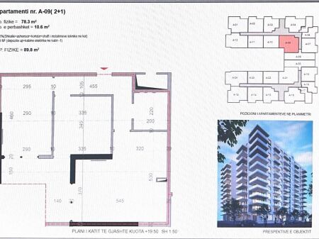 🏡 Apartment 2+1 for Sale in Shengjin – Residence "Golden House"