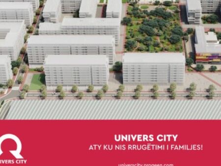 🏡 **APARTAMENT 3+1 PËR SHITJE – UNIVERS CITY**