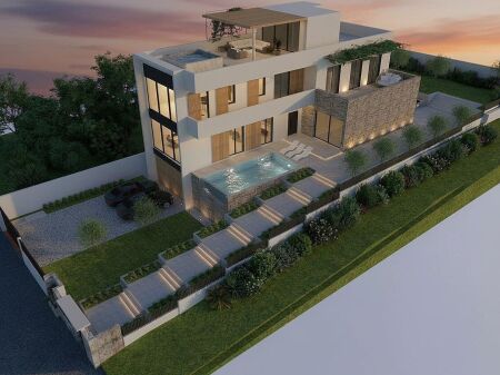 ✨ Villa di lusso in vendita sulla collina di Golem, con vista mare, zona residenziale!✨