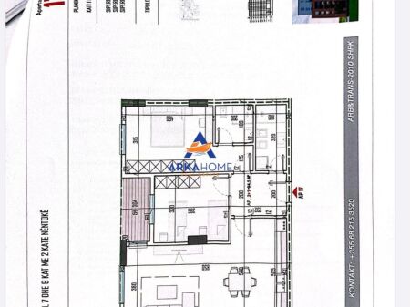 SHITET APARTAMENT 2+1+BALLKON " TIRANA VIEW REZIDENCE PASKUQAN" 132.700 EURO