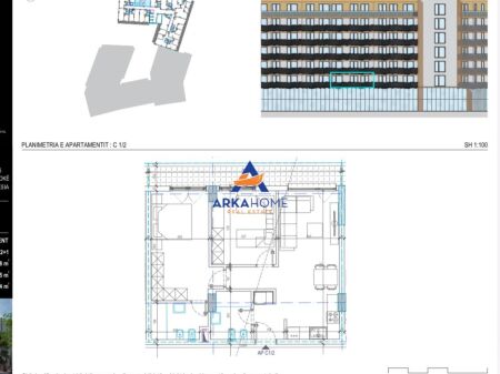 SHITET APARTAMENT 2+1 "STATERA LIVING PASKUQAN" 136700 EURO