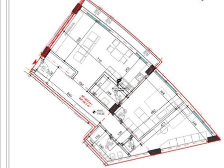 FOR SALE APARTMENT 2+1+2 KODRA E DIELLIT 2 194,600 EURO FH-79270