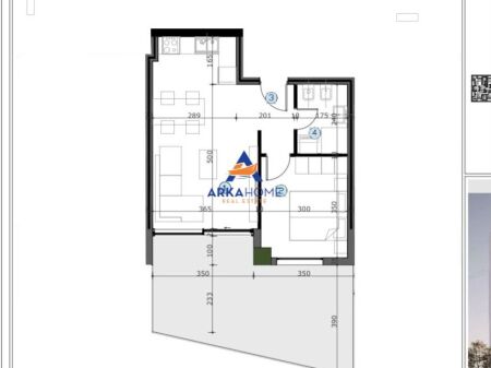 SHITET APARTAMENT 1+1 "KASHAR" 125400 EURO