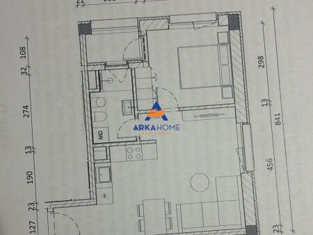 FOR SALE APARTMENT 1+1 "KOMPLEKSI KADIU, ALI DEM" 99,000 EURO