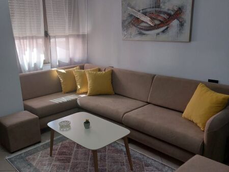 🏢Center, Bardhok Biba Street, furnished 1+1 apartment for rent 60,000Leke
