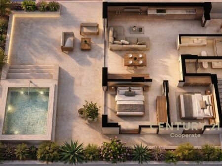 WE SELL PENTHOUSE 2+1+2 FIRST LINE FULL SEA VIEW
