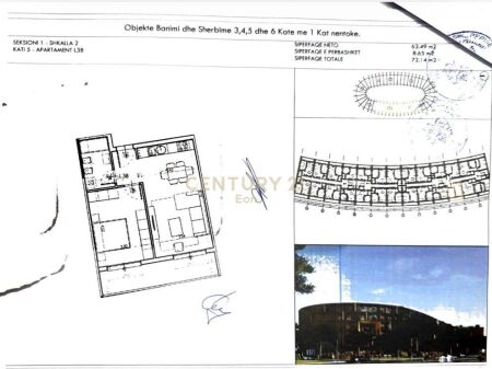 APARTAMENT 1+1 PER SHITJE TEK REZIDENCA EON ,NE GOLEM !