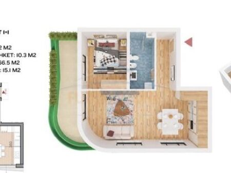 For sale Apartment 1+1+ Veranda, Puls Residence, Dibres Street