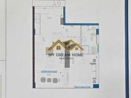 Shitet Apartament 1+1 60m2 – Rezidenca Oriental, Golem