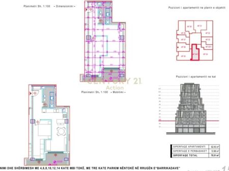 Apartment 1+1 for sale –Barricades Street