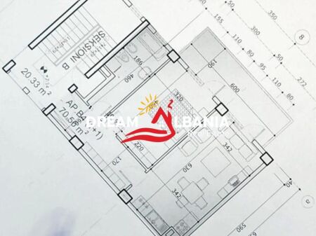 Shitet Apartament 1+1 Buze Detit ne Golem (ID 41111589)
