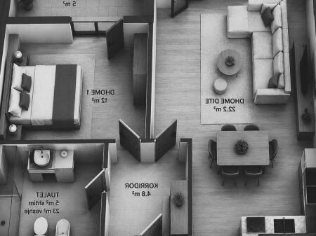 🏡 Shitet Apartament 1+1 në Kompleksin Mangalem (Godinë e Veçuar)