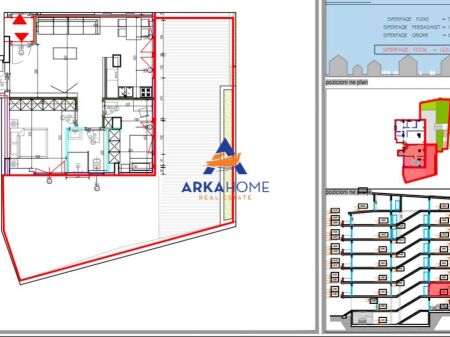 FOR SALE APARTMENT 2+1+BALCONY "KODRA E DIELLIT" 189,602 EURO
