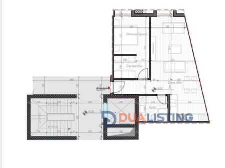 Shesim Apartament 1+1 tek Rezidenca "Porta Tirana e Re"-Sauk