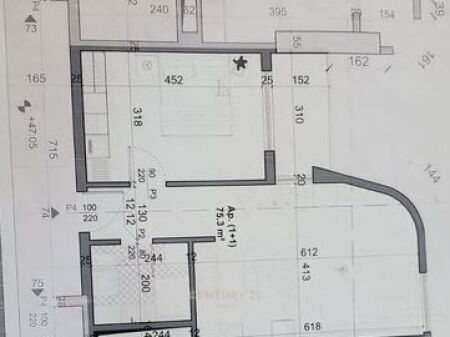 Apartment 1+1 for sale at Bazaar Gate, Tirana