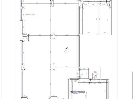 OFFICE FOR RENT 330 M2 BLLOK 450,000 LEKE FH-80858