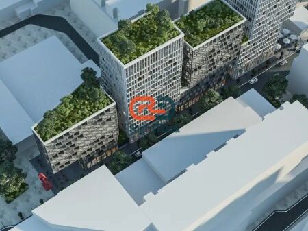 At Soho Tower, in Zog Te Zi, Apartment 1+1 for sale with perfect floor plan!!!