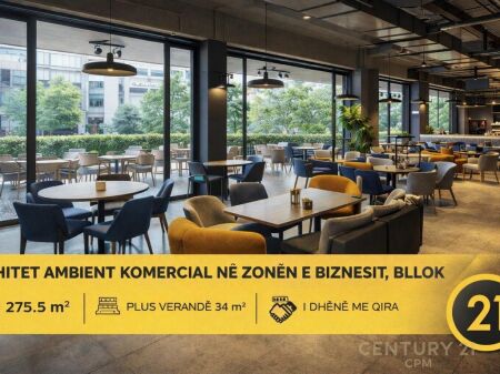 SHESIM AMBIENT KOMERCIAL + VERANDE NE BLLOK! Çmimi sipas kërkesës