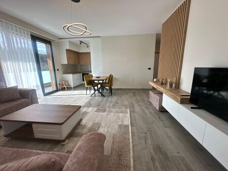 Apartment 1+1 With Balcony+Parking Space for Rent in Teg