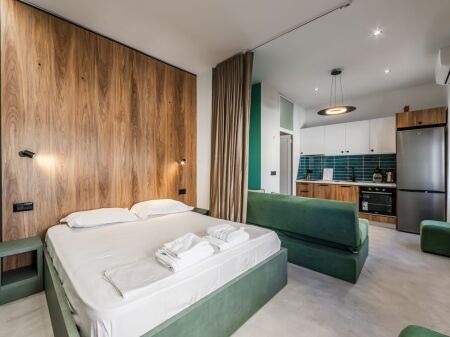 Garsoniere ME QIRA –Qendër / TAIWANI - 100% I RI  30m2 (kati 5) pa Ashensorë | 50.000 Lekë/Muaj 