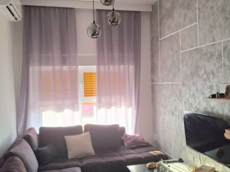 In Affitto:  Complesso Mangalem - Ali Demi (1+1) - 50m2  | 100% nuovo, Prima volta in Affitto | 44.000 Lek/Mese 
