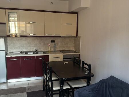 🏢Dibra Street, near Gold Villa, a furnished 1+1 apartment is for rent. 50,000 Leke