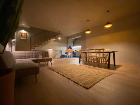 AFFITTASI APPARTAMENTO DUPLEX DI LUSSO 2+1 DUPLEX + VERANDA "KODRA E DIELLIT 2" 1200 EURO