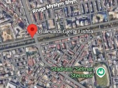 Business premises for sale on Gjergj Fishta Boulevard near the Former Exhibition (ID 4171307).