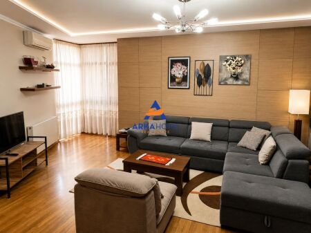 APARTMENT FOR RENT 2+1+3 BALCONIES+PARKING SPACE "M.FORTUZI STREET, BARRICADES STREET" 90000 LEKE