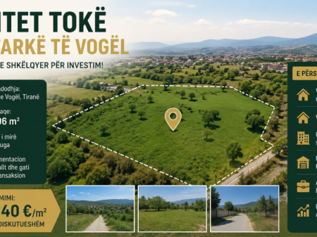 Shitet Tokë 8,900m2 – Farkë e Vogël, Tiranë