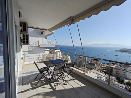 SARANDA, APARTMENT FOR RENT 2+1+2 WITH SEA VIEW