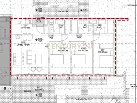 Apartament Luksoz 3+1+2 me Verandë të Madhe dhe Pishinë Private në Lura 5!